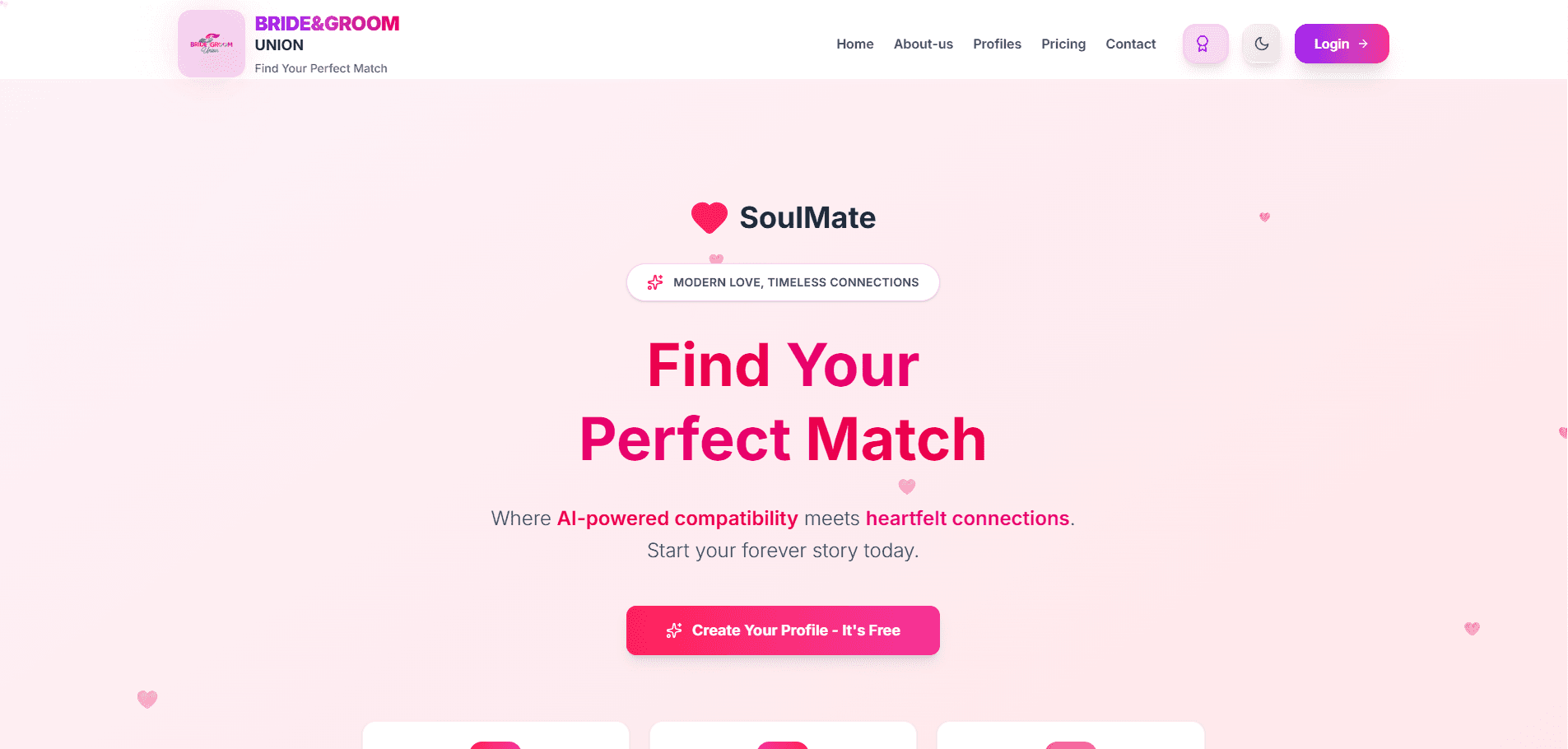 Matrimony Web Application